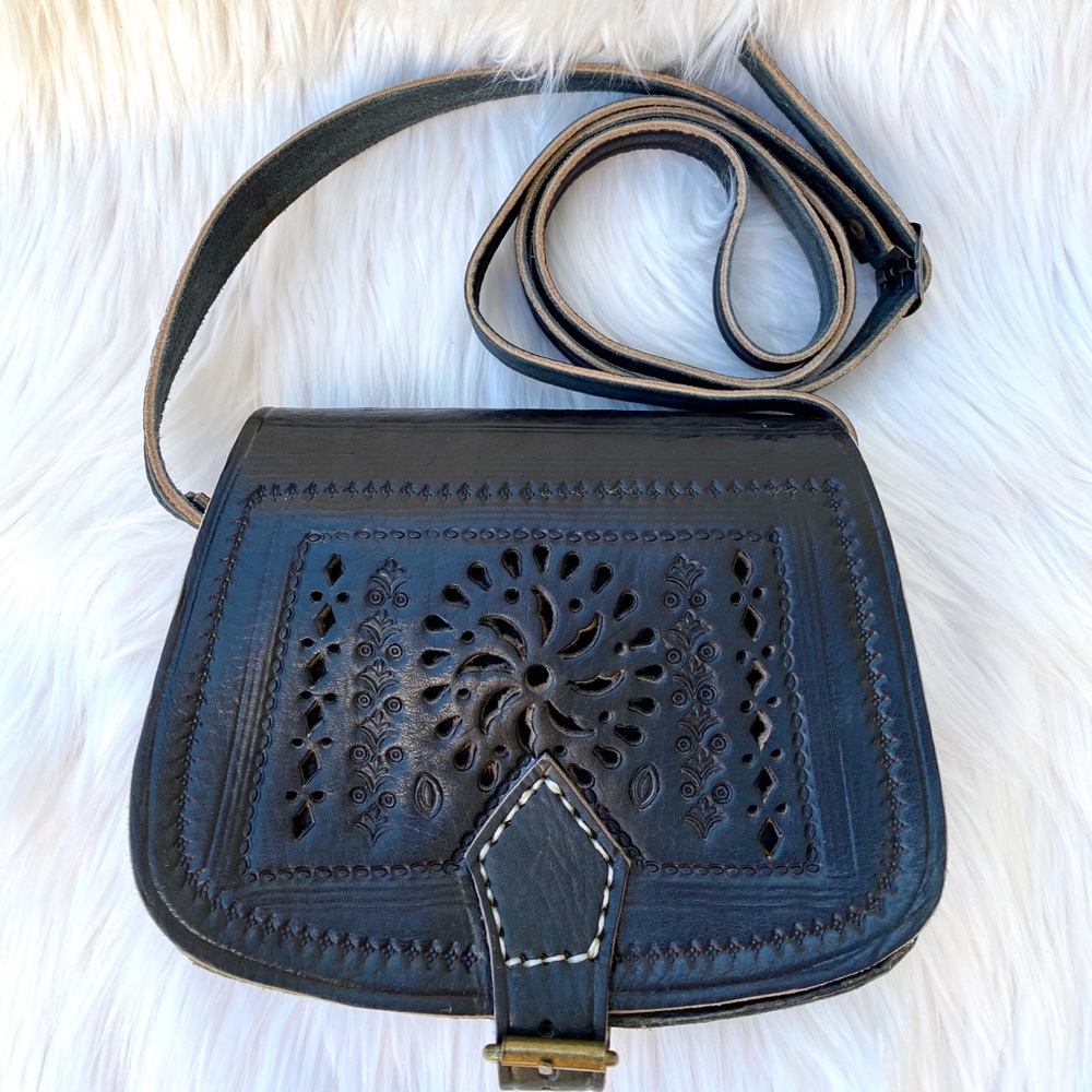 Moroccan Leather Handmade Purse